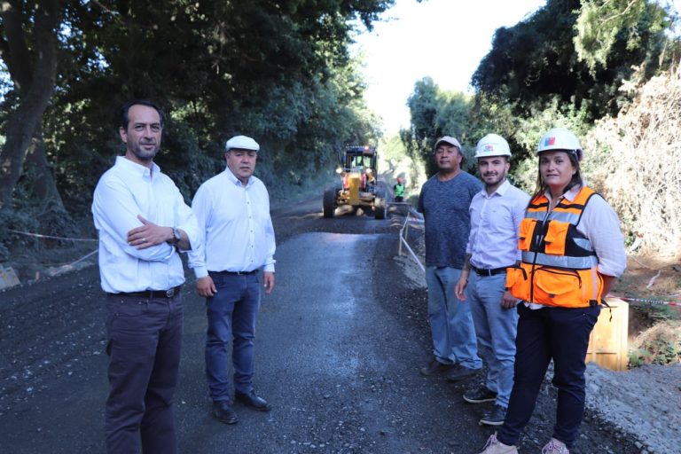 MOP avanza con obras para pavimentar ruta Rinconada – Huallepenco en la comuna de Perquenco