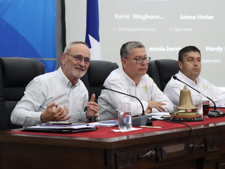 Gobernador Saffirio y concejo municipal de Temuco sostienen reunión con énfasis en el desarrollo de la capital regional y la justicia territorial