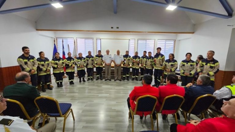 Cuerpo de Bomberos de Pucón logró la Acreditación Forestal