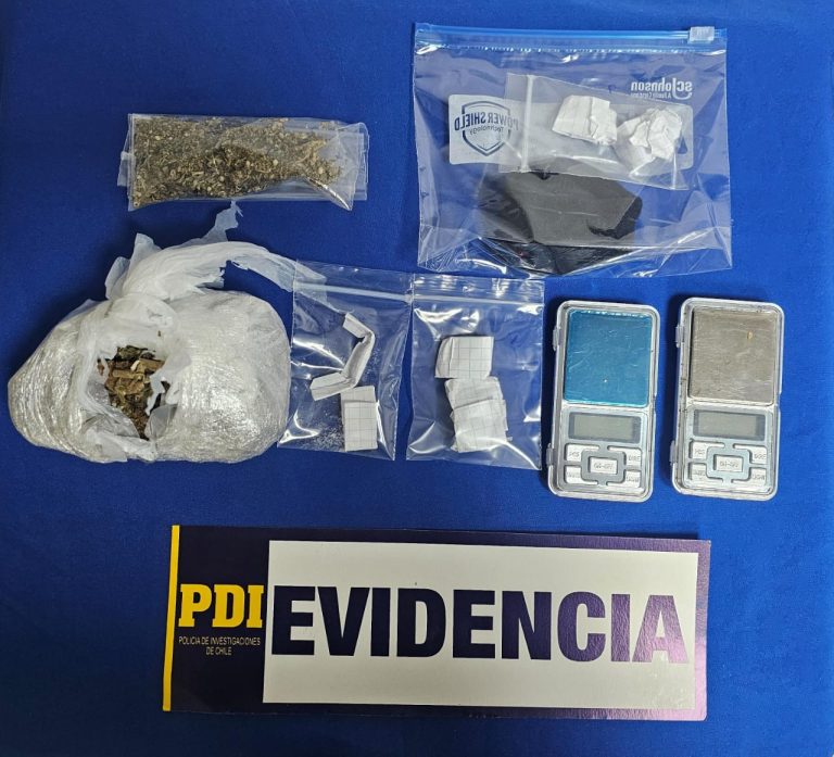 EN LAUTARO: PDI detiene a cuatro personas en dos procedimientos policiales por droga e infracción ley de armas