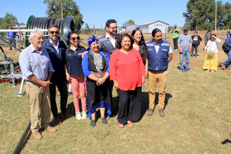 Comunidad Indígena de Victoria inaugura 16 carretes de riego que les permitirán mejorar la gestión del recurso hídrico