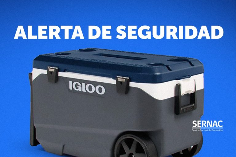 SERNAC emite alerta para Coolers con ruedas por riesgo de seguridad