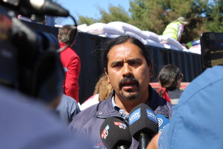 Entregan ayuda a los agricultores de La Araucanía afectados por incendios fotestales