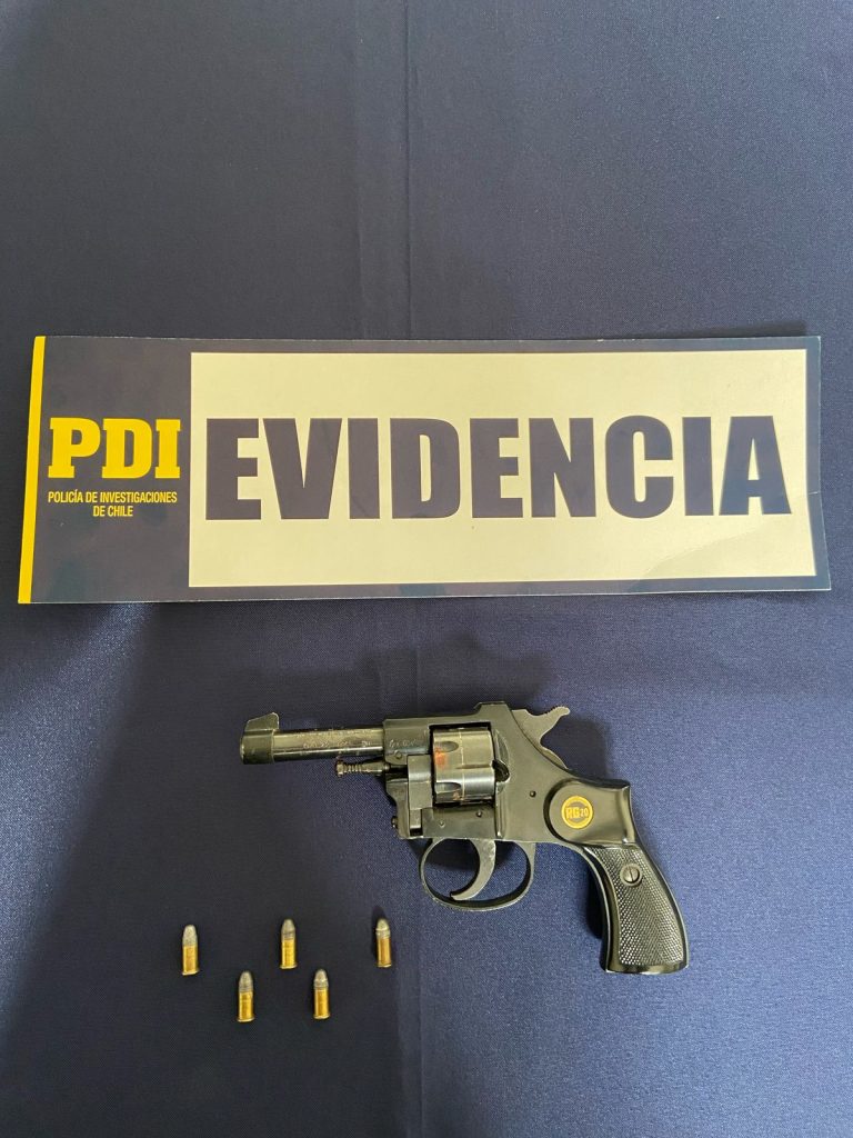 Investigación de la PDI en Angol permite recuperación de arma en infracción a la Ley de Control de Armas