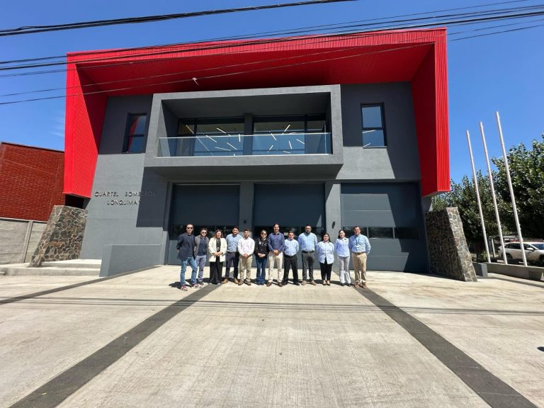 MOP y Gobierno Regional entregan a explotación nuevo cuartel de bomberos para Lonquimay