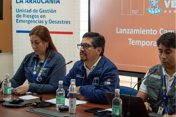 Seremi de Salud informa sobre impactos sanitarios de los incendios forestales y refuerza medidas preventivas