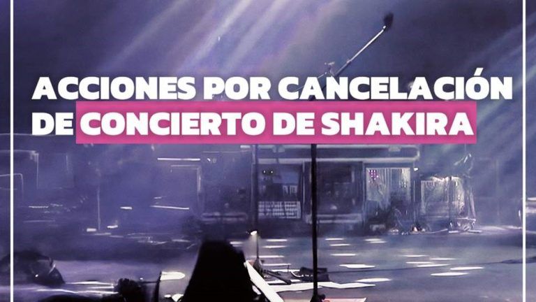SERNAC tras la cancelación del concierto de SHAKIRA: oficia a productora y buscarán compensaciones por perjuicios