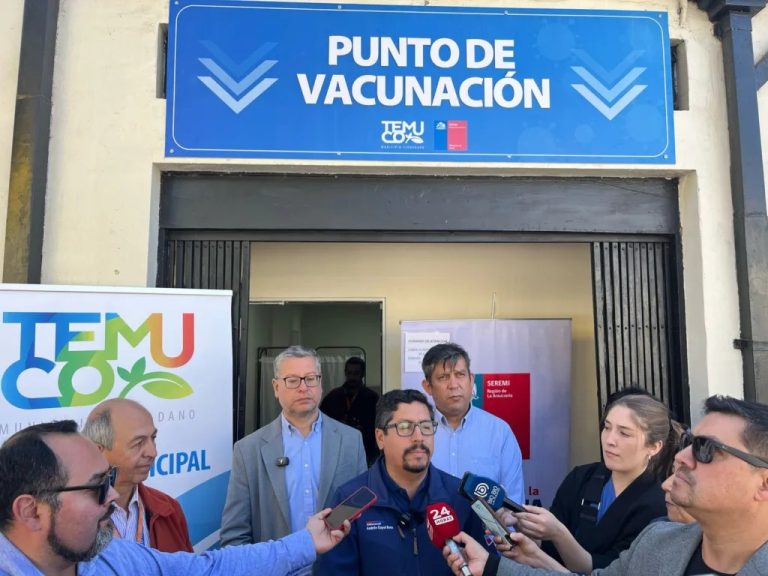 Alcalde y Seremi Salud inauguran nuevo punto de vacunación en Temuco por campaña de inmunización 2025