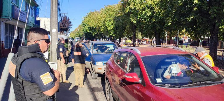Plan Estado Presente: control vehícular dejó una docena de multas en el eje Balmaceda de Temuco