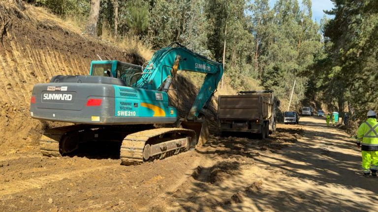MOP: obras para pavimentación del camino antiguo a Traiguén lleva sobre un 30% de avance