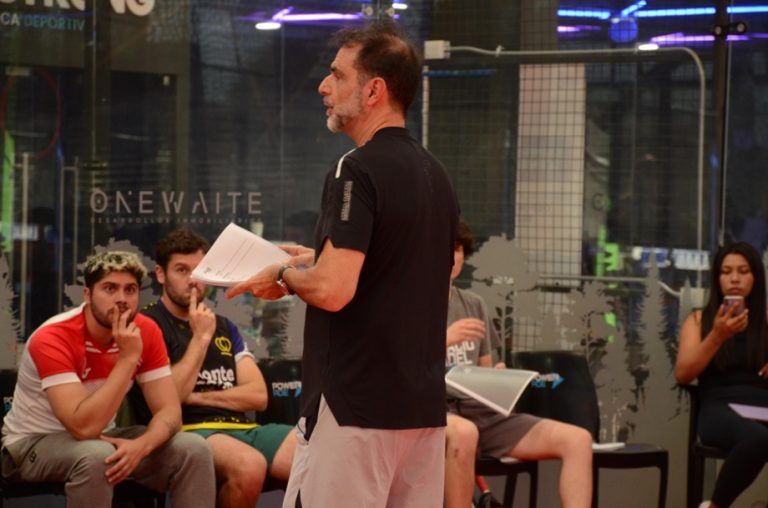 Reconocido coach internacional Nito Brea realizó curso instructivo de pádel en Temuco