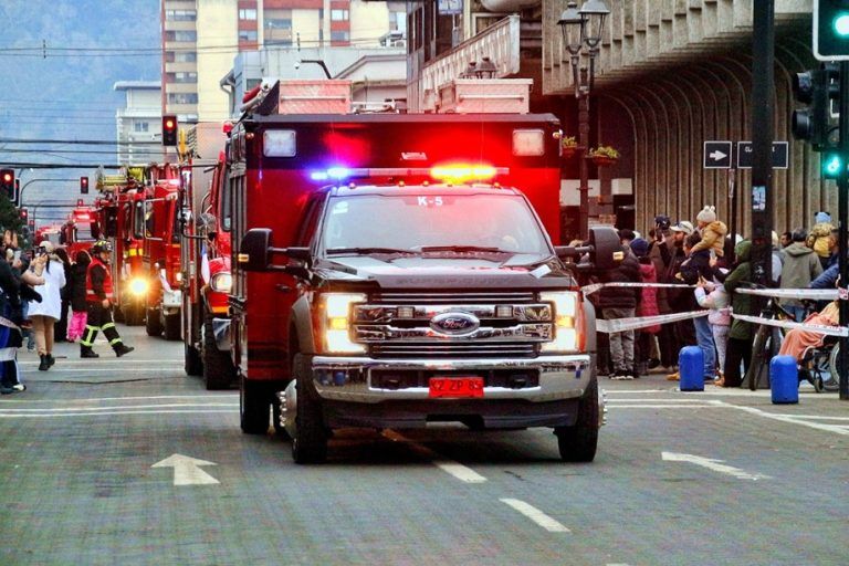MTT realiza positivo balance de sistema de onda verde en semáforos para el desplazamiento de Bomberos de Temuco