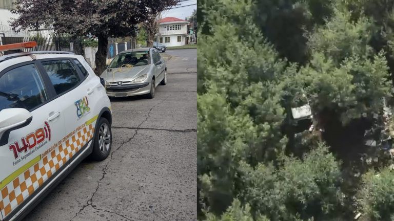 Patrulladron municipal encontró en el humedal Antumalen un vehículo robado: segundo auto hallado en 24 horas