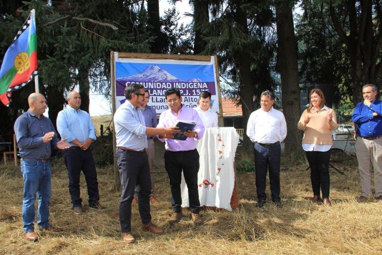 Comunidad José Llancao de Vilcún recibió títulos de tierras por 1.730 hectáreas adquiridas por CONADI