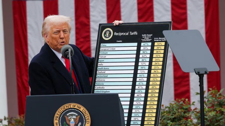 Trump amenaza a China con un arancel adicional del 50% si Pekín no retira su tasa del 34% a los productos de EE.UU.