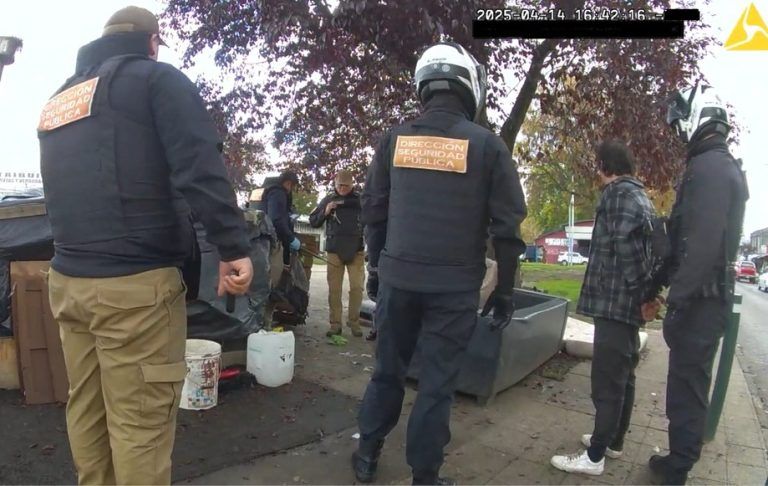 Antisocial con más de 50 detenciones fue capturado por inspectores en Feria Pinto: se incautaron armas, drogas y celulares