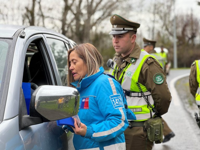 Senda Araucanía y Carabineros de Chile refuerzan operativos Tolerancia Cero en Semana Santa