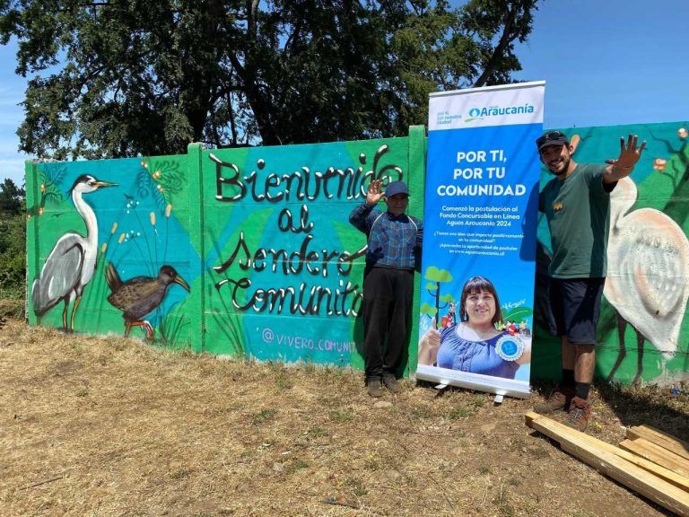 Vecinos reforestan bosque nativo con Fondo Comunitario de Aguas Araucanía