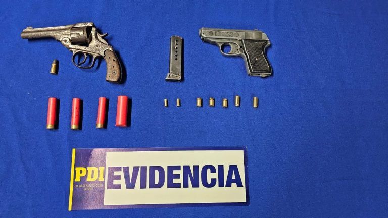 PDI detiene a madre e hijo por robo con violencia e infracción a la Ley de Armas en Pitrufquén