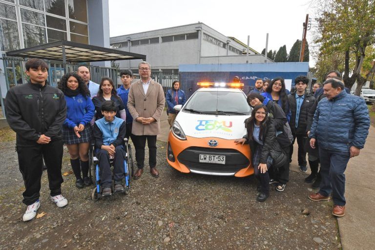 Temuco presenta el “Móvil Educa y Protege”: la primera patrulla municipal del país exclusiva para la prevención en zonas escolares