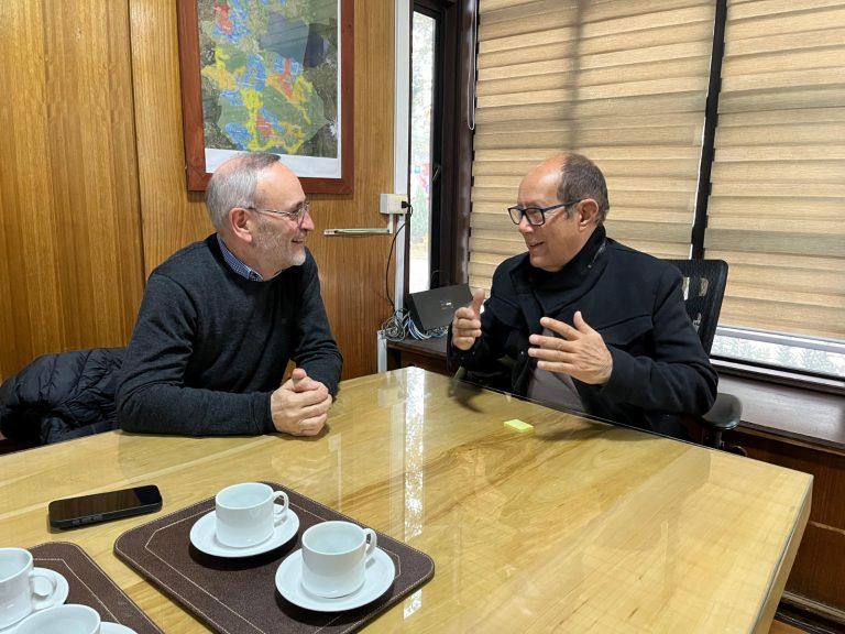 Gobernador Saffirio y alcaldes coordinan desarrollo de la zona lacustre en La Araucanía