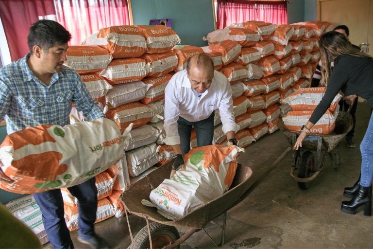 Concejal Matías Cuitiño lidera entrega de leña solidaria en Loncoche junto al Dr. Ricardo Celis