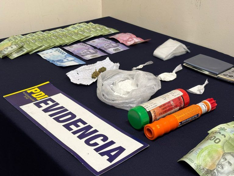 PDI detiene a cuatro personas por microtráfico y tenencia ilegal de armas en Vilcún y Pucón