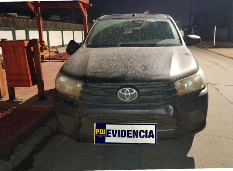 En Los Sauces: hallan vehículos vinculados a robos gracias a trabajo conjunto entre PDI y Carabineros