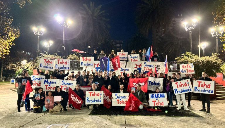 Juventudes del sur marcan presencia en el inicio de la campaña presidencial de Carolina Tohá en Temuco