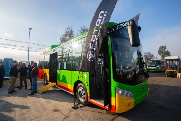Línea 5 de Temuco incorpora 8 buses eléctricos y se convierte en pionera en electromovilidad regional