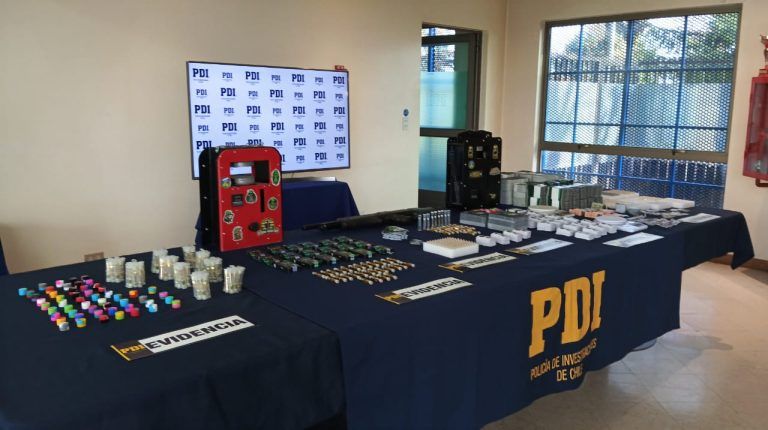 PDI Victoria desbarata laboratorio clandestino dedicado a la elaboración de Vapers con cannabis sativa