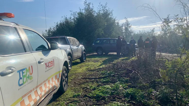 Dron municipal de Temuco encuentra cadáver en ribera del río Cautín