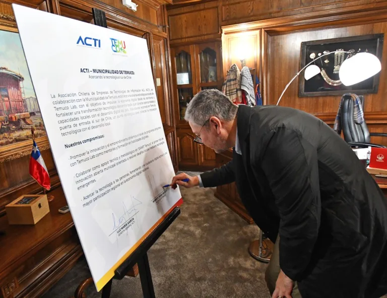 Temuco y ACTI sellan alianza para impulsar la innovación tecnológica en el sur