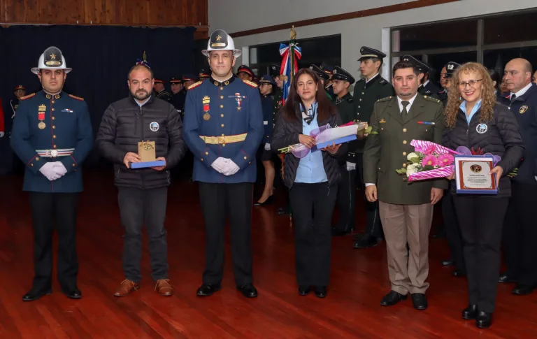 Bomberos de Chile celebra 174 años: presidente regional saluda a voluntarios de La Araucanía y Villarrica
