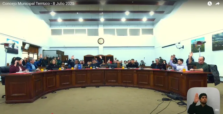 Concejales rechazan destitución administrador municipal Temuco