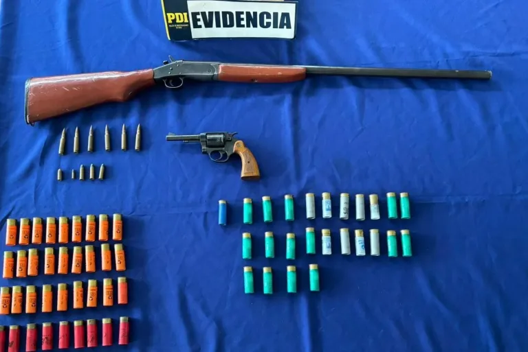 PDI Victoria detiene a un hombre por el delito de tenencia ilegal de munición