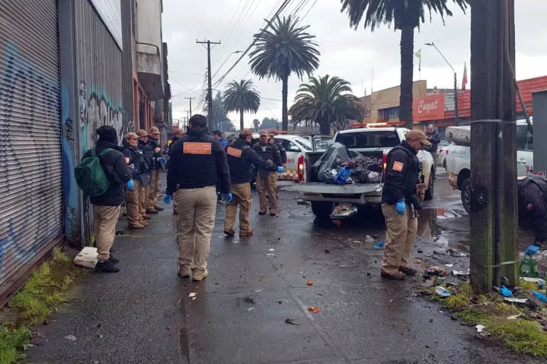 Municipalidad de Temuco y Carabineros despejan punto de interés tomado por individuos armados en sector Estación