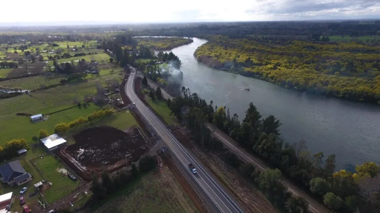 MOP finalizó obras de emergencia en Ruta S-70 que se vio afectada por peligroso socavón