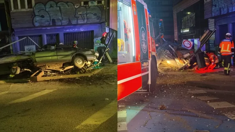Tres heridos graves tras accidente en pleno centro de Temuco