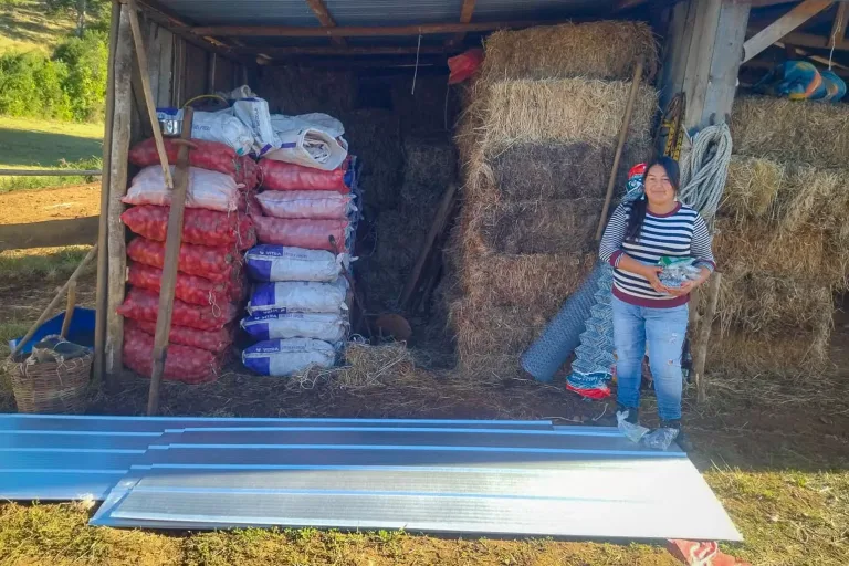 14 familias de Teodoro Schmidt se fortalecen con programa de seguridad alimentaria