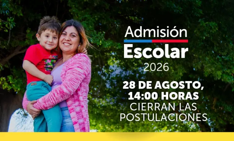 Últimos días para postular al periodo principal del Sistema de Admisión Escolar (SAE): el plazo termina el 28 de agosto