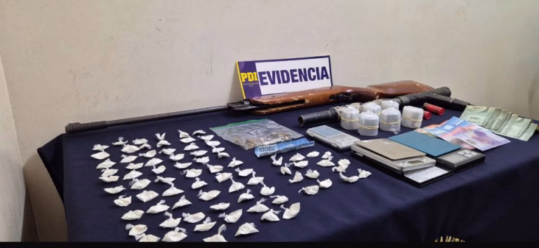 PDI Temuco detiene a tres personas por el delito de microtráfico de drogas en macro sector Pedro de Valdivia