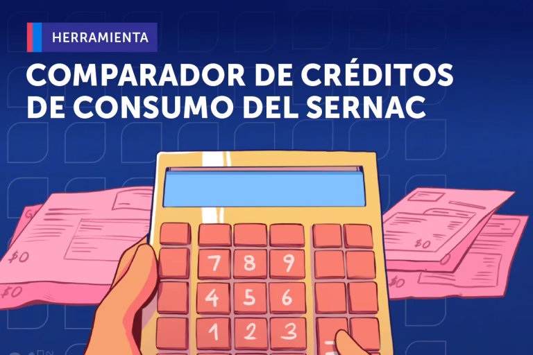 Comparador de créditos de consumo del SERNAC: más de 132 mil pesos de diferencia en préstamo de 1 millón a 12 meses plazo
