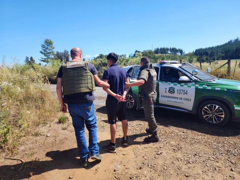 Carabineros esclarece violento secuestro y robo: dos detenidos y vehículo recuperado