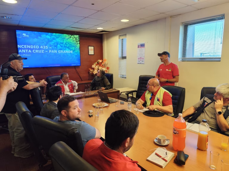 Seremi de seguridad Israel Campusano entrega balance tras COGRID en Collipulli