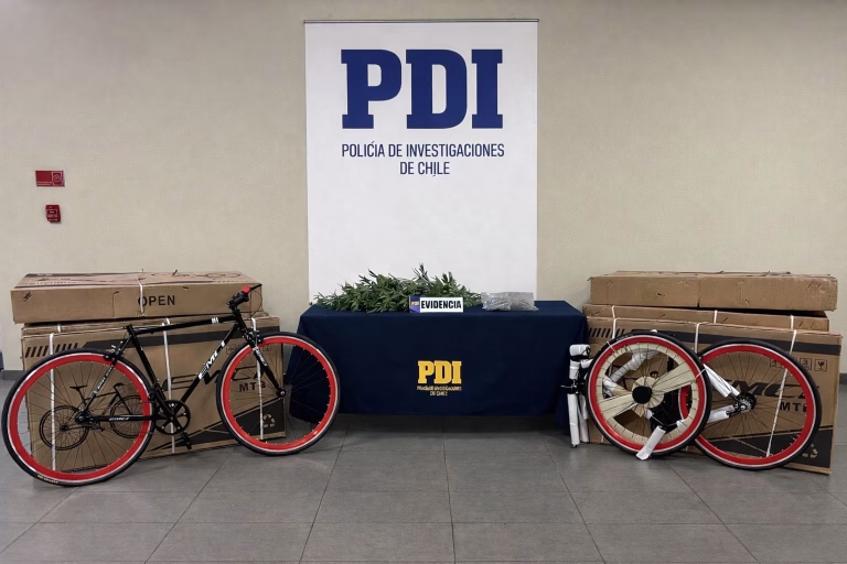 En Labranza: PDI recupera bicicletas de alta gama avaluadas en $3 millones y detiene a dos sujetos por receptación