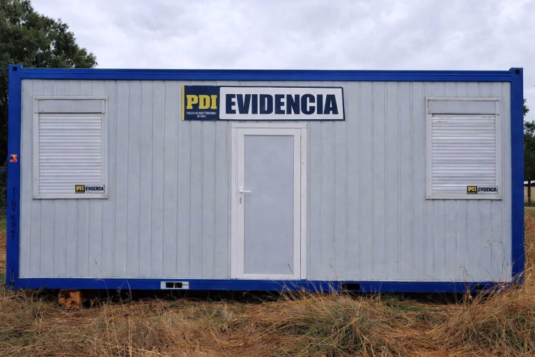 En Vilcún: PDI recupera contenedor industrial avaluado en $20 millones tras robo en empresa inmobiliaria