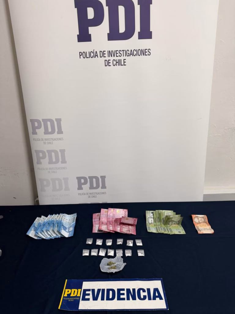 Microtráfico encubierto como venta de flores: PDI detiene a sujeto en Traiguén