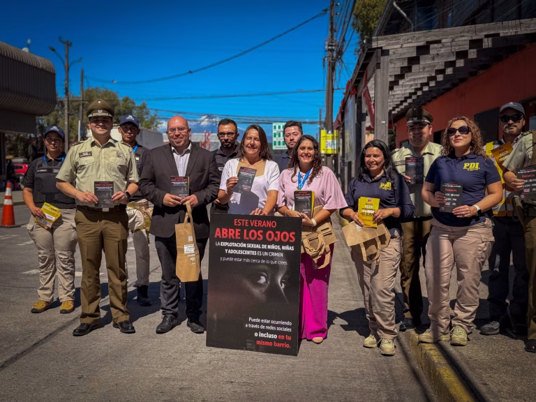 Operativo de seguridad refuerza campaña “este verano abre los ojos” contra la explotación sexual infantil en la Araucanía
