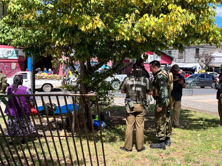 Investigan homicidio de hombre de 47 años en feria libre de Temuco